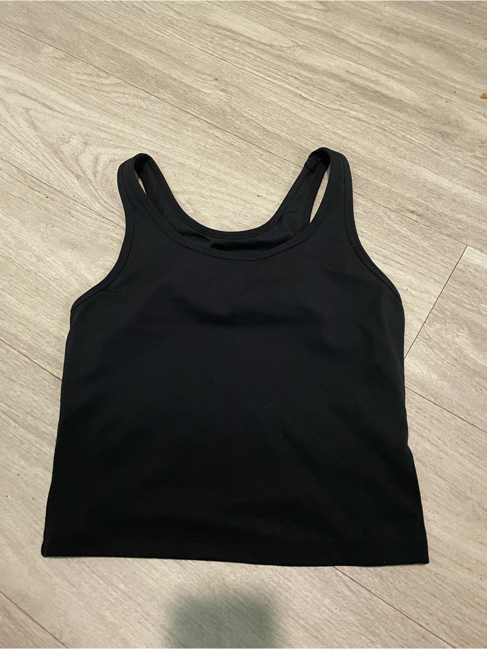 CRZ YOGA Black Racerback Tank Top
